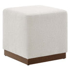 EEI-6641-CLO-WAL Tilden 17" Square Boucle Upholstered Ottoman by Modway