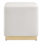 EEI-6640 Tilden 17" Square Performance Velvet Upholstered Ottoman by Modway