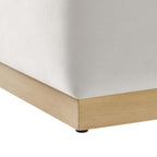 EEI-6640 Tilden 17" Square Performance Velvet Upholstered Ottoman by Modway