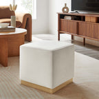 EEI-6640 Tilden 17" Square Performance Velvet Upholstered Ottoman by Modway