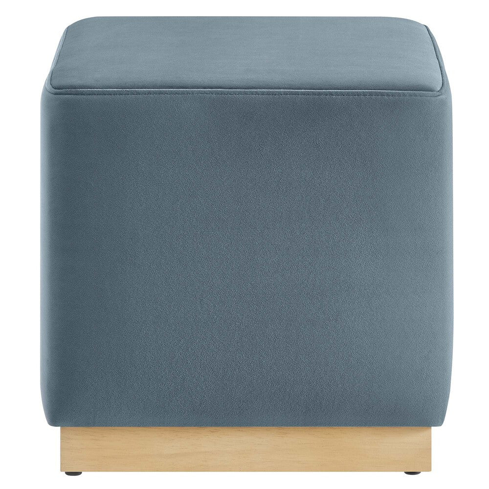 EEI-6640 Tilden 17" Square Performance Velvet Upholstered Ottoman by Modway