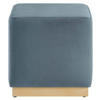 EEI-6640 Tilden 17" Square Performance Velvet Upholstered Ottoman by Modway