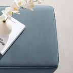 EEI-6640 Tilden 17" Square Performance Velvet Upholstered Ottoman by Modway