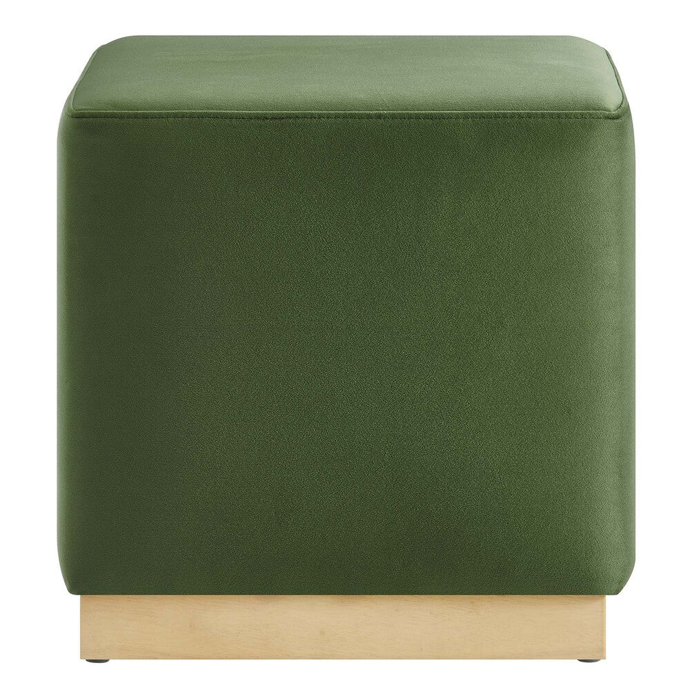 EEI-6640 Tilden 17" Square Performance Velvet Upholstered Ottoman by Modway