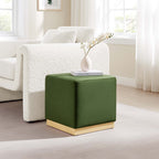 EEI-6640 Tilden 17" Square Performance Velvet Upholstered Ottoman by Modway