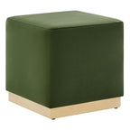 EEI-6640 Tilden 17" Square Performance Velvet Upholstered Ottoman by Modway