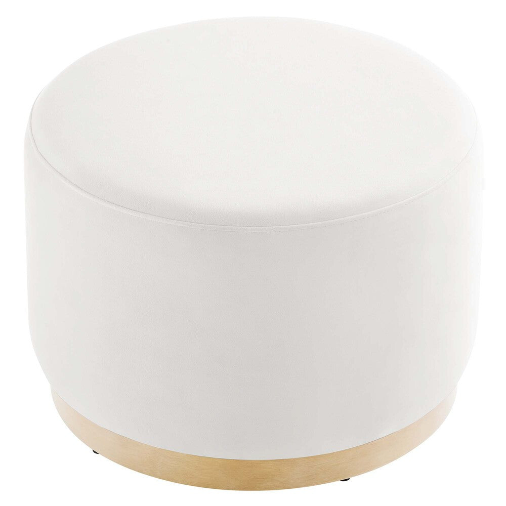 EEI-6646 Tilden Large 23" Round Performance Velvet Upholstered Ottoman by Modway