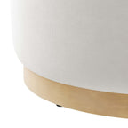 EEI-6646 Tilden Large 23" Round Performance Velvet Upholstered Ottoman by Modway