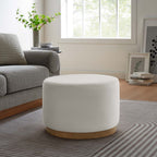 EEI-6646 Tilden Large 23" Round Performance Velvet Upholstered Ottoman by Modway