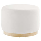 EEI-6646 Tilden Large 23" Round Performance Velvet Upholstered Ottoman by Modway