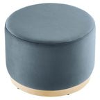 EEI-6646 Tilden Large 23" Round Performance Velvet Upholstered Ottoman by Modway