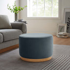 EEI-6646 Tilden Large 23" Round Performance Velvet Upholstered Ottoman by Modway