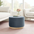 EEI-6646 Tilden Large 23" Round Performance Velvet Upholstered Ottoman by Modway