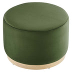 EEI-6646 Tilden Large 23" Round Performance Velvet Upholstered Ottoman by Modway