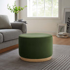EEI-6646 Tilden Large 23" Round Performance Velvet Upholstered Ottoman by Modway