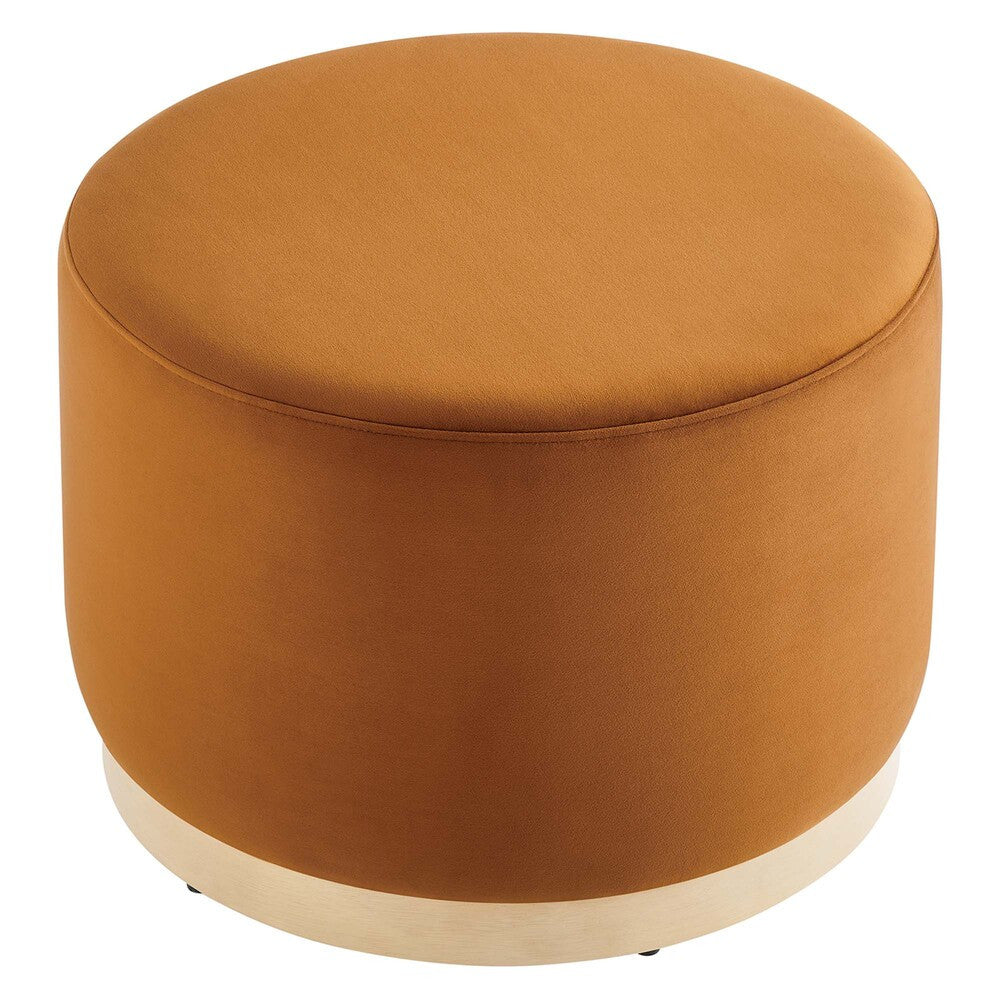 EEI-6646 Tilden Large 23" Round Performance Velvet Upholstered Ottoman by Modway