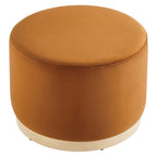 EEI-6646 Tilden Large 23" Round Performance Velvet Upholstered Ottoman by Modway