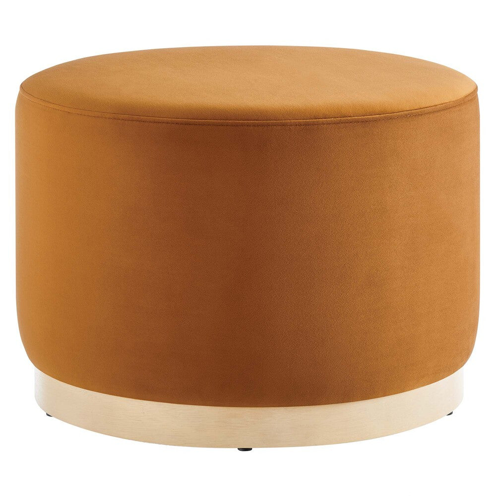 EEI-6646 Tilden Large 23" Round Performance Velvet Upholstered Ottoman by Modway