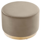 EEI-6646 Tilden Large 23" Round Performance Velvet Upholstered Ottoman by Modway