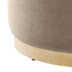 EEI-6646 Tilden Large 23" Round Performance Velvet Upholstered Ottoman by Modway