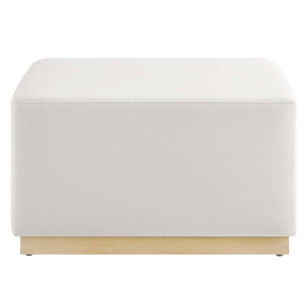 EEI-6643 Tilden Large 28" Square Performance Velvet Upholstered Ottoman by Modway