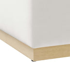 EEI-6643 Tilden Large 28" Square Performance Velvet Upholstered Ottoman by Modway