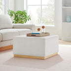 EEI-6643 Tilden Large 28" Square Performance Velvet Upholstered Ottoman by Modway