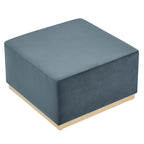EEI-6643 Tilden Large 28" Square Performance Velvet Upholstered Ottoman by Modway