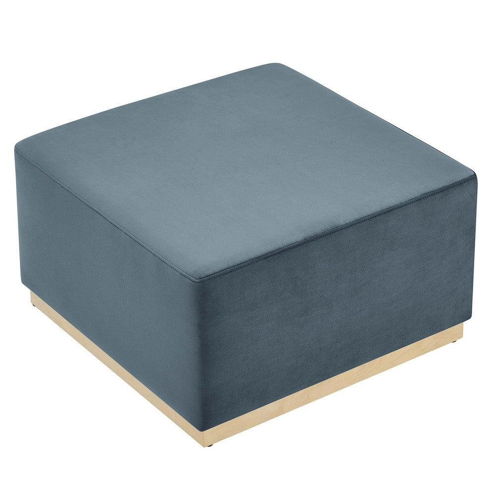 EEI-6643 Tilden Large 28" Square Performance Velvet Upholstered Ottoman by Modway