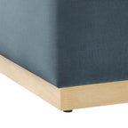 EEI-6643 Tilden Large 28" Square Performance Velvet Upholstered Ottoman by Modway