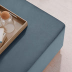 EEI-6643 Tilden Large 28" Square Performance Velvet Upholstered Ottoman by Modway