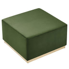 EEI-6643 Tilden Large 28" Square Performance Velvet Upholstered Ottoman by Modway
