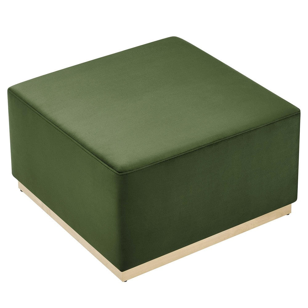 EEI-6643 Tilden Large 28" Square Performance Velvet Upholstered Ottoman by Modway