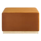 EEI-6643 Tilden Large 28" Square Performance Velvet Upholstered Ottoman by Modway