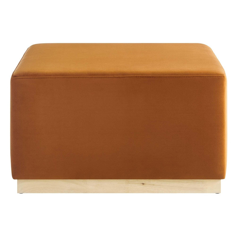 EEI-6643 Tilden Large 28" Square Performance Velvet Upholstered Ottoman by Modway