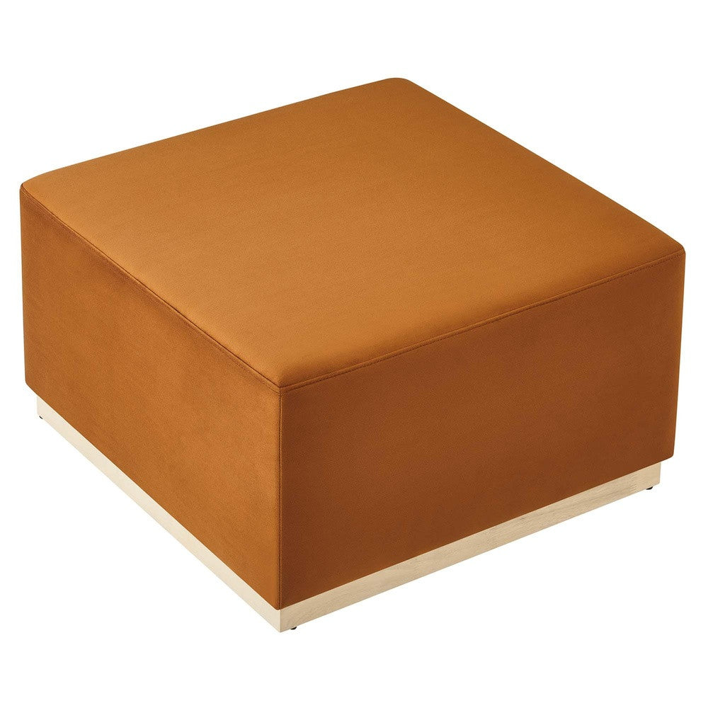 EEI-6643 Tilden Large 28" Square Performance Velvet Upholstered Ottoman by Modway