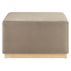 EEI-6643 Tilden Large 28" Square Performance Velvet Upholstered Ottoman by Modway