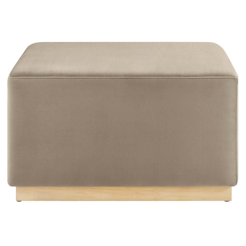 EEI-6643 Tilden Large 28" Square Performance Velvet Upholstered Ottoman by Modway