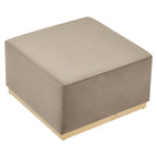 EEI-6643 Tilden Large 28" Square Performance Velvet Upholstered Ottoman by Modway