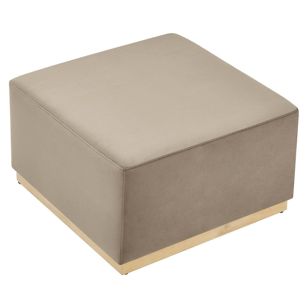 EEI-6643 Tilden Large 28" Square Performance Velvet Upholstered Ottoman by Modway