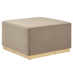 EEI-6643 Tilden Large 28" Square Performance Velvet Upholstered Ottoman by Modway