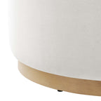 EEI-6648 Tilden Large 29" Round Performance Velvet Upholstered Ottoman by Modway