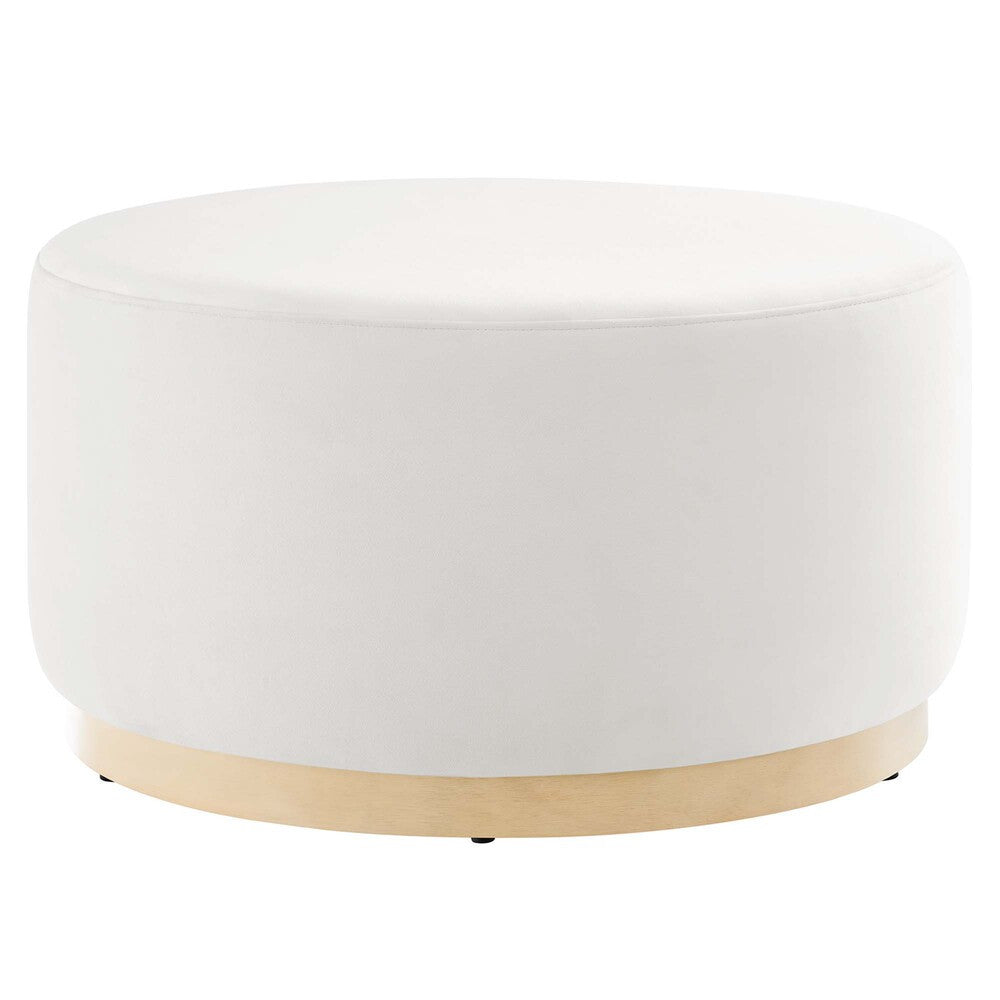 EEI-6648 Tilden Large 29" Round Performance Velvet Upholstered Ottoman by Modway