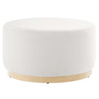 EEI-6648 Tilden Large 29" Round Performance Velvet Upholstered Ottoman by Modway