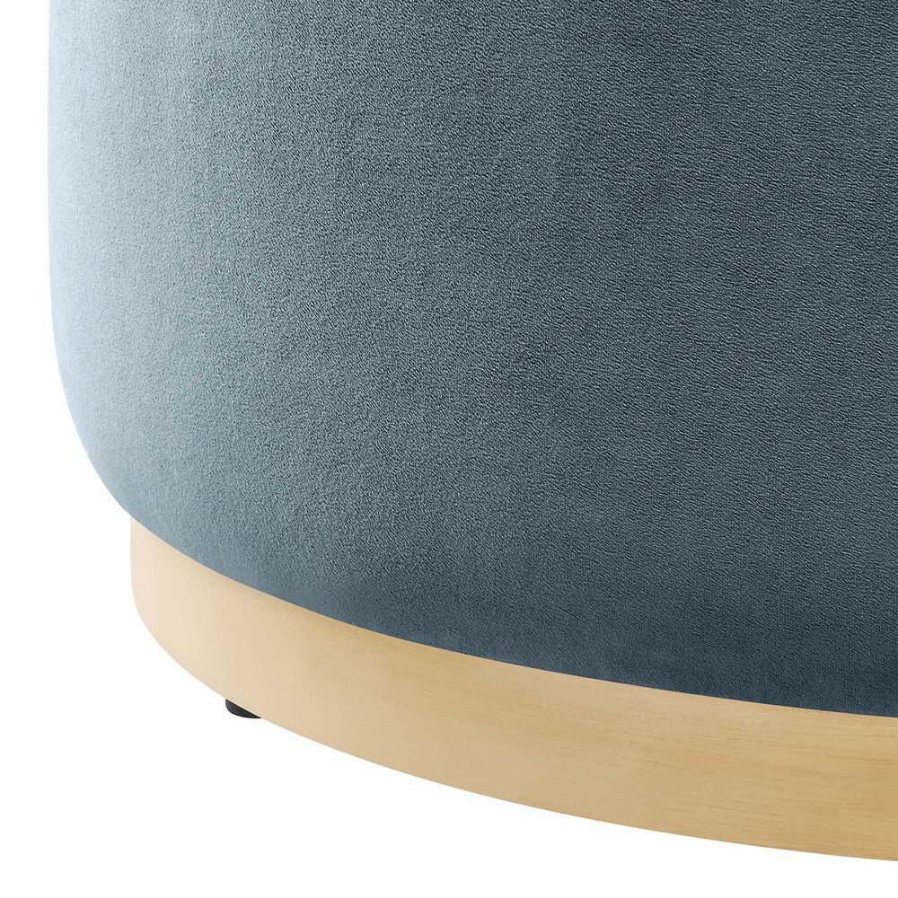 EEI-6648 Tilden Large 29" Round Performance Velvet Upholstered Ottoman by Modway