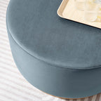 EEI-6648 Tilden Large 29" Round Performance Velvet Upholstered Ottoman by Modway