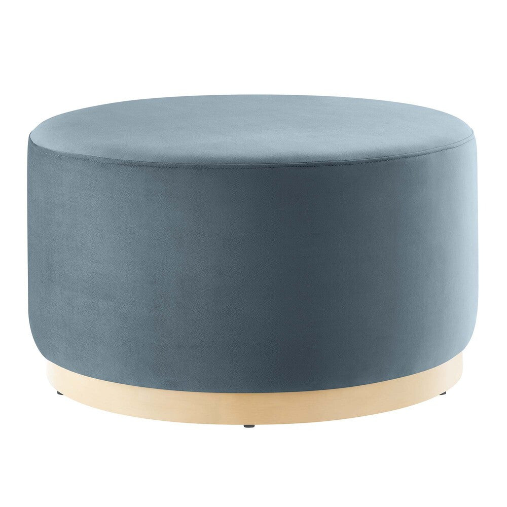EEI-6648 Tilden Large 29" Round Performance Velvet Upholstered Ottoman by Modway