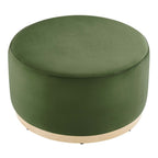 EEI-6648 Tilden Large 29" Round Performance Velvet Upholstered Ottoman by Modway