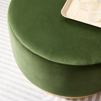 EEI-6648 Tilden Large 29" Round Performance Velvet Upholstered Ottoman by Modway