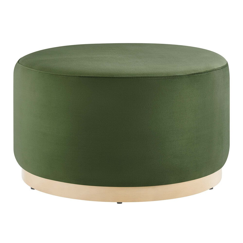 EEI-6648 Tilden Large 29" Round Performance Velvet Upholstered Ottoman by Modway